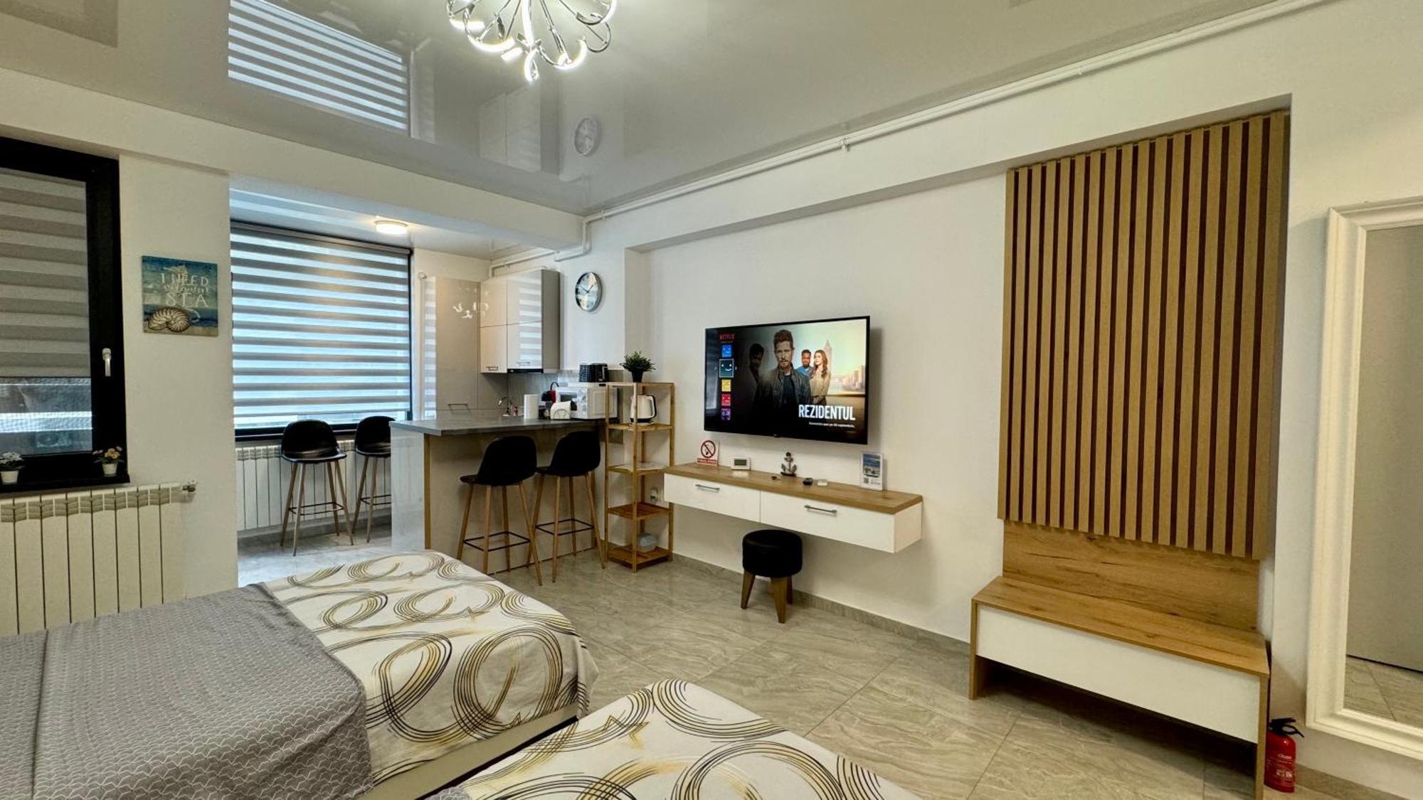 Năvodari Seaview Deluxe Double Studio - Beachfront Resort מראה חיצוני תמונה