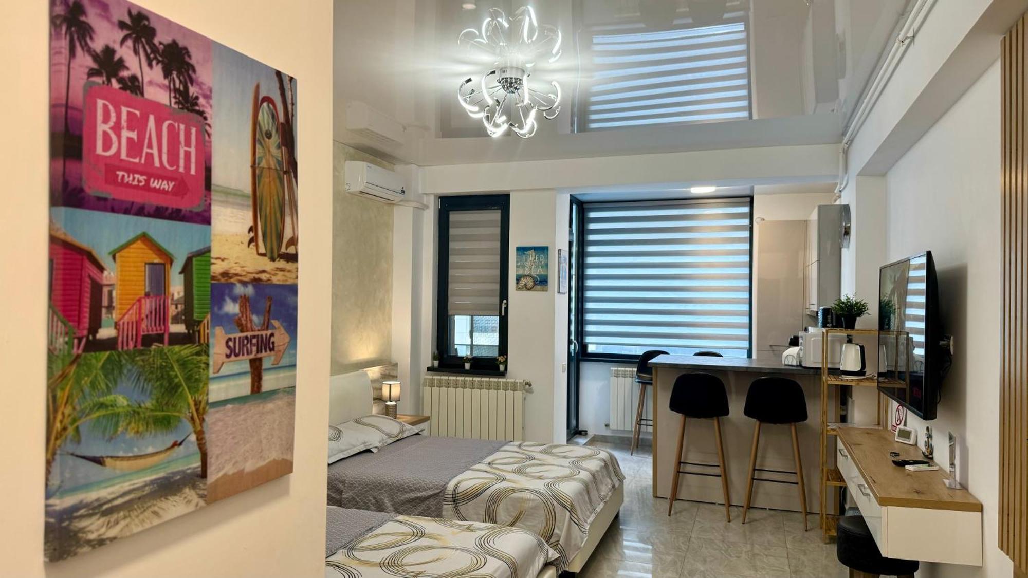 Năvodari Seaview Deluxe Double Studio - Beachfront Resort מראה חיצוני תמונה